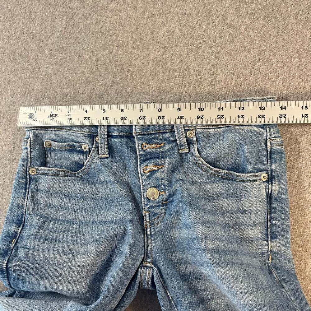 Lucky Brand Bridgette Mid-Rise Button Fly Skinny Jeans 27x28 - Picture 2 of 8